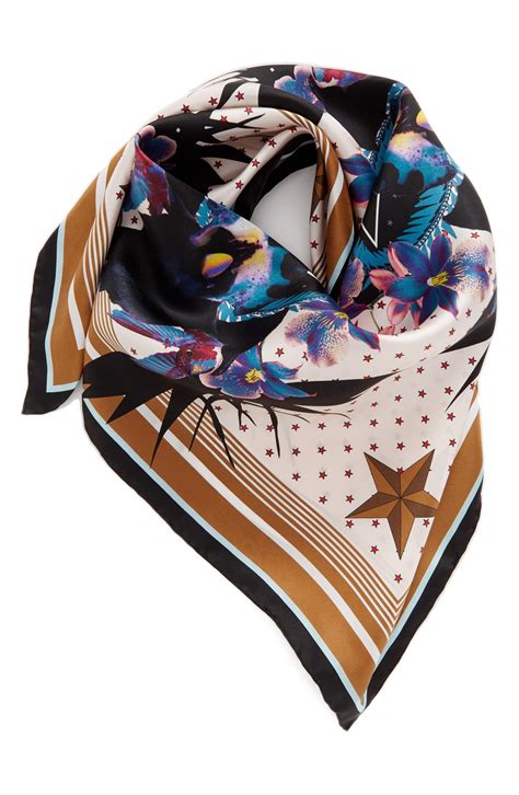 givenchy floral silk scarf|givenchy silk scarves.